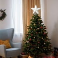 thumbnail image 4 of Christmas Tree Topper, CXALSSY Christmas Tree Star, 8.7 Inch White Tree Topper for Indoor Outdoor Decoration, Unique Luxury Christmas Tree Toppers 2024, 4 of 7