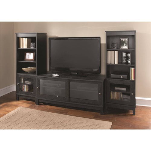 Tv Stand With Sliding Glass Doors, Ameriwood Tv Stand With Sliding Glass Doors