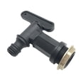 thumbnail image 3 of Adaptador de grifo Zulema negro para grifo de depósito, 3 of 8