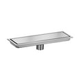 thumbnail image 2 of 1 Piece Rectangular Floor Drain Stainless Steel Removable Filter Fast Drainage for Bathroom Kitchen Shower, 2 of 9