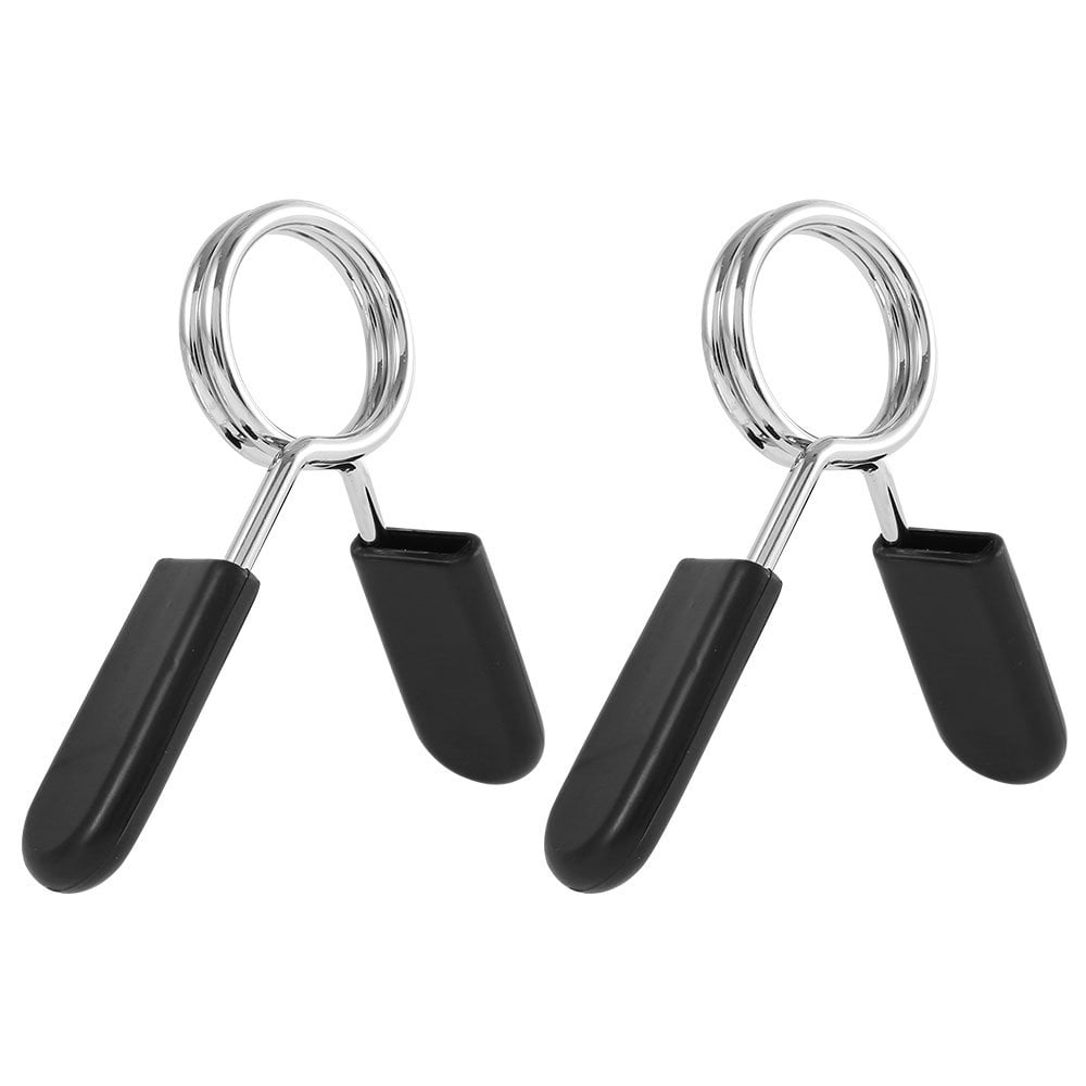 POINTERTECK Accessoire de Musculation Fyemme Colliers à Ressort pour Barre de Poids et Poignées d'Haltères Vendus par Paire