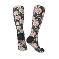 thumbnail image 4 of Daiia Sports Socks Rose Flowers Printed Novelty Crew Socks for Men Women Knee High Socks Cotton Socks Soft & Breathable Support Unisex Socks, 4 of 9