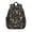 Mushroom and Fern, variant on Mushroom and Fern Black Pattern Backpack for School, Cute School Bag with Adjustable Shoulder Straps and Padded Back, 15"x11.42"x5.5"