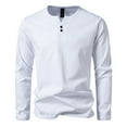 thumbnail image 2 of VJATTWR Men's Long Sleeve Hoodie Shirt, Lightweight French Fabric, Pocket, Casual Comfort L, 2 of 4