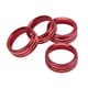 thumbnail image 5 of 4 piezas Anillo de interruptor de CA Aleación de aluminio Elegante Cubierta de botón de consola central a prueba de óxido Reemplazo para Tacoma 2016-2022 Rojo, 5 of 10