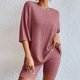 thumbnail image 1 of Conjunto de blusa y pantalones cortos para mujer conjunto de pantalones cortos informales para mujer conjunto de pantalones cortos de moda trajes FLhrweasw Nuevo, 1 of 1