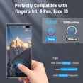 thumbnail image 2 of [2+2Pack] Galaxy S10 Plus 6.4 Inch Screen Protector 9H Tempered Glass + Camera Lens Protector [Bubble Free][Fingerprint Unlock],Full Coverage Hd Clear Glass Film For Samsung Galaxy S10 Plus 6.4 Inch, 2 of 6