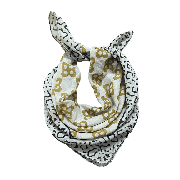 Pavish Export 100% Organic Cotton Bandana Natural Dye Hand Dyed Large 21 x21" Neckerchief Headscarf
