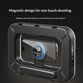 thumbnail image 3 of Magnetic 3600mAh 12W RGB Selfie Ring Light With Mini Tripod for Smartphone, Rechargeable Phone Light,Double-Sided Magnet Handheld Stabilizer for Magsafe/Phones/Video Recording/Photos, 3 of 5
