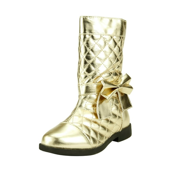 The Doll Maker TALL QUILTED BOOT-TD173017B-9