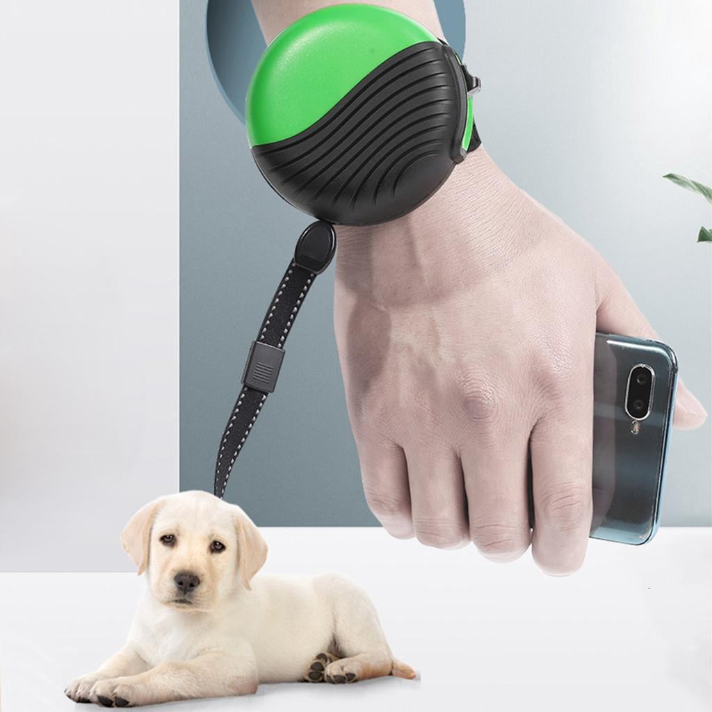 Retractable Dog Leash Extendable Puppy Running Leash Wrist Belt Strap Hands-Free for Big Small Dogs Cats Pet Outdoor Travel Leash