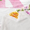 thumbnail image 3 of Erosebridal Monogrammed Throw Blanket for Couch 30x40,Personalized Initial Plush Blanket,Letter Decoration, 3 of 7