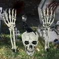 thumbnail image 3 of Crowdstage Halloween Decoration Props Simulation Skeleton Hand Bone Halloween Party Family Outdoor Decoration Secret Room Horror Decoration, 3 of 9