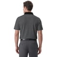 thumbnail image 3 of Ben Hogan Performance Men’s & Big Men's Herringbone Stripe Short Sleeve Golf Polo Shirt, Sizes S-4XLT, 3 of 8