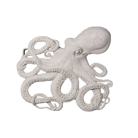 Awesome Octopus Large Wall Decor Figure Roman Stone Finish 32 Inch High