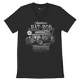 thumbnail image 5 of American Rat Rod V-Neck T-shirt Hot Rod Custom Culture Route 66 1930s Classic Car Vintage Rusty Cars Garage Tee, 5 of 7