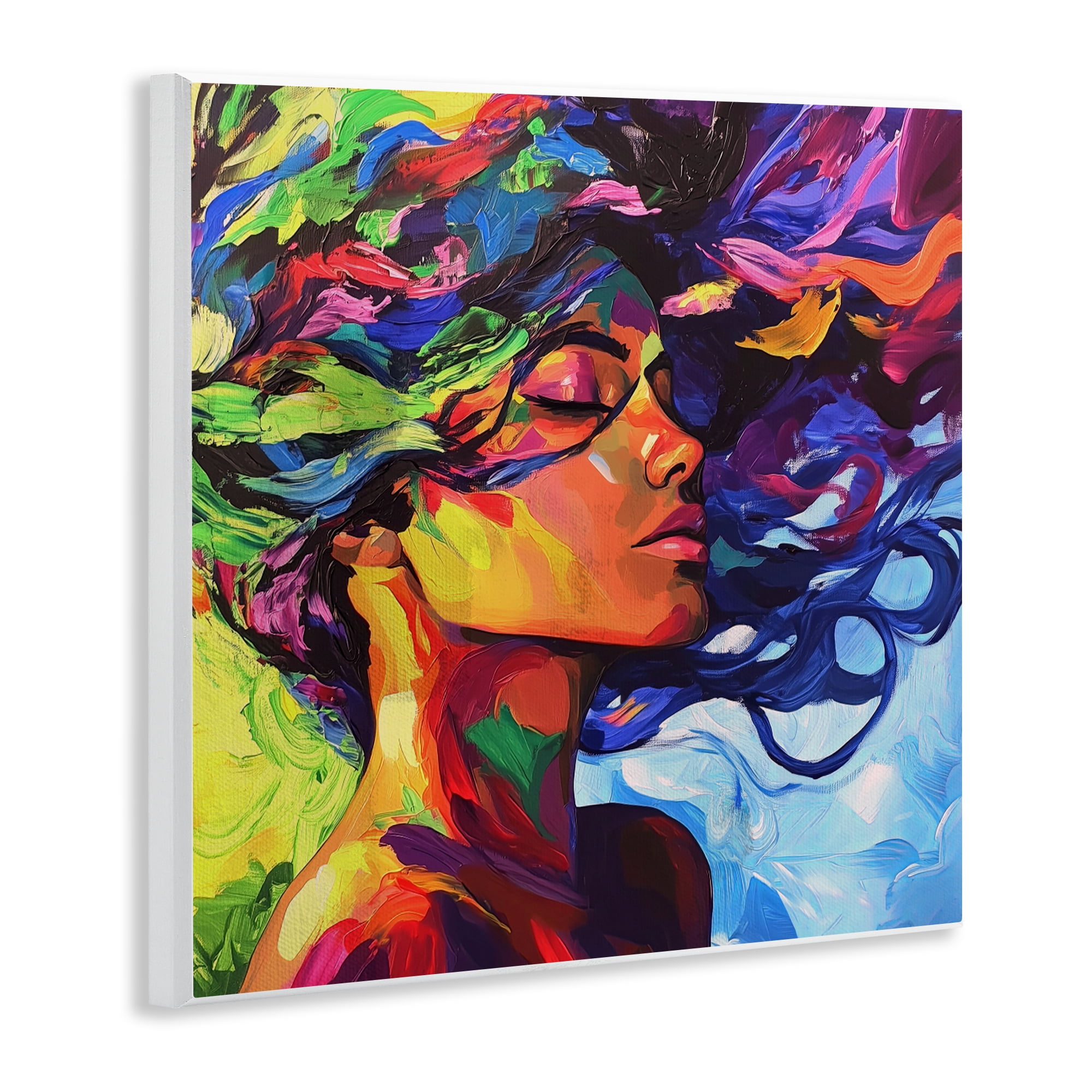 Stupell Industries Flowing Whirlwind Of Colors Wall Plaque Art, design by Svetlana Aleynikova