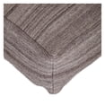 thumbnail image 3 of Parkland Collection Nadia Transitional Grayish Brown Pouf, 3 of 8