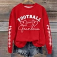 thumbnail image 1 of Heisall Women's Autumn Winter Sweatshirts Long Sleeve Loose Hoodless Rugby Print Fashion Casual 2025 New Design, 1 of 4