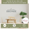 thumbnail image 3 of Welcome Home Entryway Decor for Wall - Die-Cut Vinyl Wall Art - Vinyl Lettering Decor - Quote Decals for Wall - Matte Vinyl Wall Decal Sayings for Wall Décor 23x9- Inch Storm Gray, 3 of 3