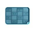 thumbnail image 1 of Drip Tray, Dish Drainer with Drip Tray, Dish Drainer Rack for Dishes, Drip Rack for Kitchen Sink（green and blue）, 1 of 3