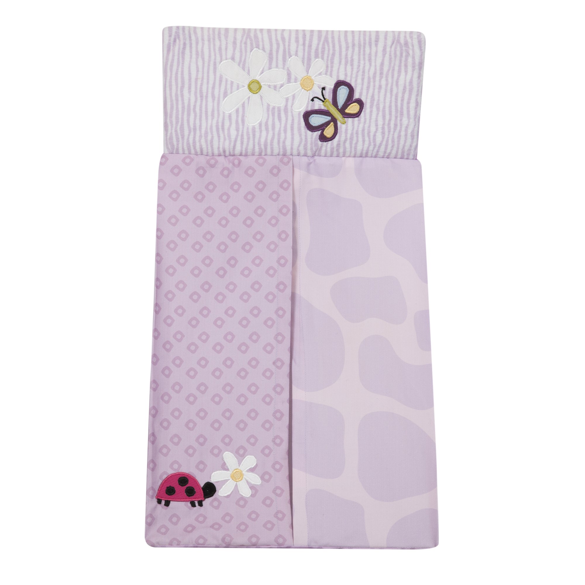 Lambs & Ivy Ladybug Jungle 4-Piece Crib Bedding Set - Brown, Purple, Animals