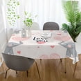 thumbnail image 3 of Yayeee Tablecloths 54" x 54" Rectangle Wrinkle Resistant Party Table Cover, Cute Elephant, 3 of 8