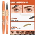 thumbnail image 4 of Microblading Eyebrow Pen with 4 Fork Tips, Waterproof Eyebrow Pen Eyebrow Pencil, All Brow Types, Last All-Day, Precise Eyebrow Makeup, Natural Hair Stroke Makeup Tool, 4 of 7