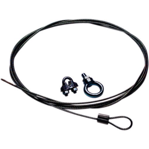 Cable Negro Bogen de 10 Pies y Abrazadera