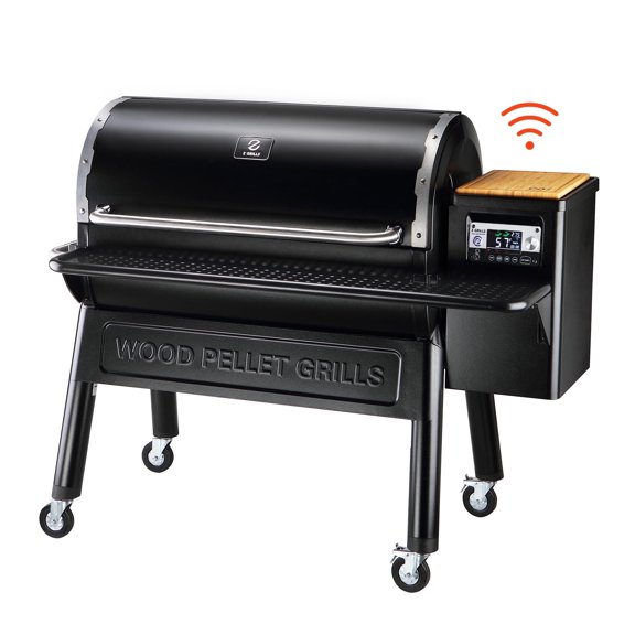 Z GRILLS 11002B 1068 sq. in cooking area, WIFI Wood Pellet Grill & Smoker, Electric BBQ Grill with WiFi & App Connectivity, Smart Home Technology, PID Controller