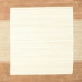 thumbnail image 1 of Ahgly Company Machine Washable Indoor Square Contemporary Cornsilk Beige Area Rugs, 6' Square, 1 of 7