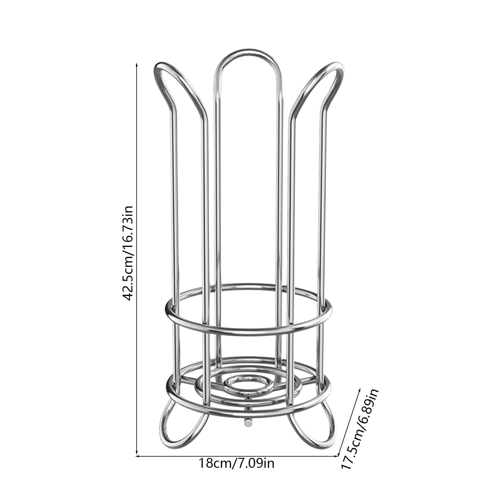 Gnmfd Paper Towel Holder Toilet Paper Rack Metal Tissue Organizer for Bathroom Kitchen, Freestanding Over the Toilet Storage, Bathroom Storage Cabinet, Countertop Storage Essentials