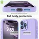 thumbnail image 3 of Funda de Silicona Premium, Forro de Microfibra Suave, para iPhone 16 Pro de 6.3 Pulgadas, Morado Claro, 3 of 7
