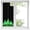Green, variant on Window Privacy Film Abstract Green Flame Stained Glass Window Film Decorative Sun Block Window Cover Flickering Fire Pattern Black Window Clings Static Adhesive Sticker for Bathroom 23.6"x59"