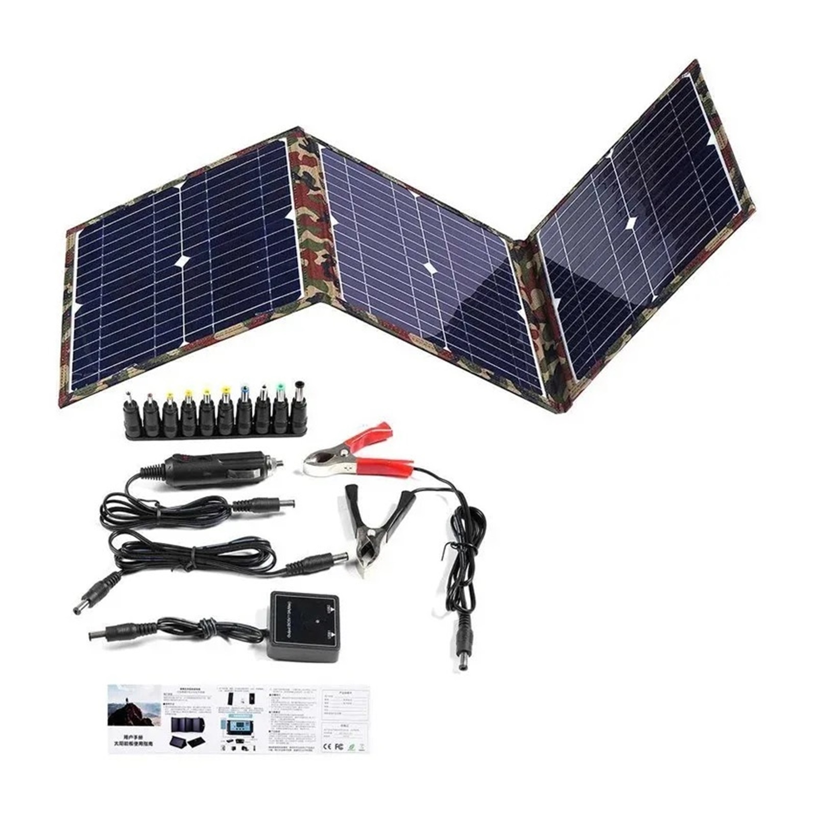 Single crystal solar panels 800W Foldable Portable Solar Charger 18V Car, Boat, Caravan Camp Outdoor solar panel