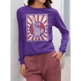 thumbnail image 2 of Freedom Rising Graphic Tee Long Sleeve Women's, 2 of 4