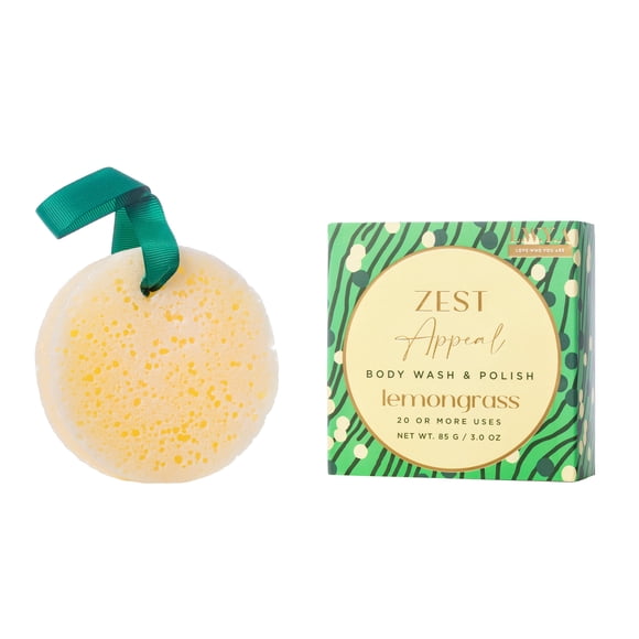 Body Buffer y gel de baño 2 en 1 - Lemongrass de LWYA para mujeres - Gel de baño de 3 oz