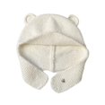 thumbnail image 4 of Gorro de punto Yinane con orejas de oso Gris, 4 of 5