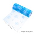 thumbnail image 2 of 3 Rolls Snowflake Pattern Gauze Cloth Dress Doll DIY Cloth Accessory Skirt Cloth, 2 of 9