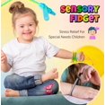 thumbnail image 4 of Pulseras con cremallera UpBrands de Fidget Toys, 19 cm, para Pascua, 4 of 9