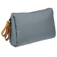 thumbnail image 1 of Bolsa de maquillaje pequeña Unique Bargains Bolsa de maquillaje Gris Beige 16.5x10.5x6.5cm, 1 of 1