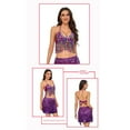 thumbnail image 3 of Fewfanhot Sequin Hip Scarf Top for Women - Tassel Embellished Waist Chain Short Skirt for Belly Dance, Party & Festival Performance Wear, 3 of 3
