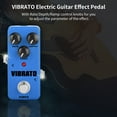 thumbnail image 4 of KOKKO FVB2 Electric Guitar Effect Pedal Portable Guitar Effector Mini Single Electric Guitar Effect Pedal Analog Effect with Rate/Depth/Ramp 3 Control Knobs True Bypass for Electric Guitar, 4 of 7