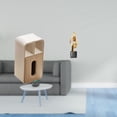 thumbnail image 2 of Dispensador De Pañuelos Rectangular Multiusos Con Figura De Resina De Arte Abstracto, Escultura Decorativa Para Oficina Y Mesa De Centro., 2 of 8