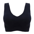 thumbnail image 6 of 3PCS Bras for Women Plus Size Seamless Breathable Everyday Bralettes Corset, Multi-Pack of Underwear Push up Sport Bra M-5XL, 6 of 9