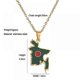 thumbnail image 3 of Stainless Steel Necklace Jewelry, Bangladesh Map Pendant, Fashion Accessories for Men and Women, Best Gift for Family or Friends, 3 of 3