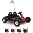 thumbnail image 1 of Radio Flyer Ultimate Kart Électrique 24 Volts pour Enfants de 3 à 8 Ans, 2 Places, Rouge, 1 of 12