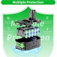 thumbnail image 3 of 2Pack Upgrade 8.0Ah P108 Battery Replacement for Ryobi 18 Volt P102 P103 P104 P105 P107 P109 P122 Cordless Drill Tool, 3 of 9