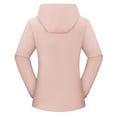 thumbnail image 6 of MSJUHEG Womens Tops Plus Size Tops For Women Ladies Solid Hooded Slim Pocket Single Layer Outdoor Jacket Mountaineering Jacket Raincoat Windbreaker Jacket Workout Tops For Women Pink Xxl, 6 of 8