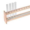 thumbnail image 4 of Soporte de tubos de ensayo de madera con 12 pozos para tubos de centrifugado de 25ml, 4 of 5